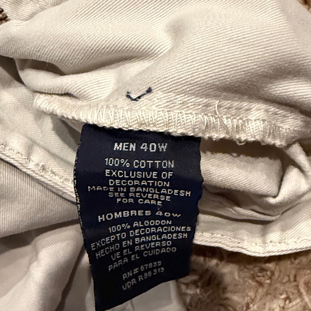 Nautica Men's Cargo Shorts - Light Tan - Picture 3 of 4
